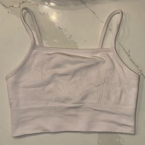 Light pink Fabletics sports bra size medium